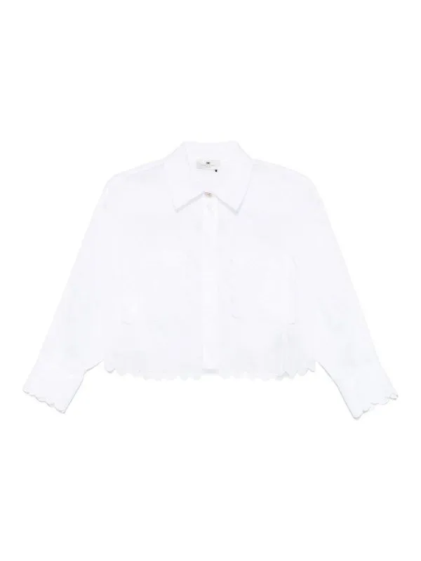 Elisabetta Franchi Chemise - Blanc - Blanc - Femme | CA09752E2100