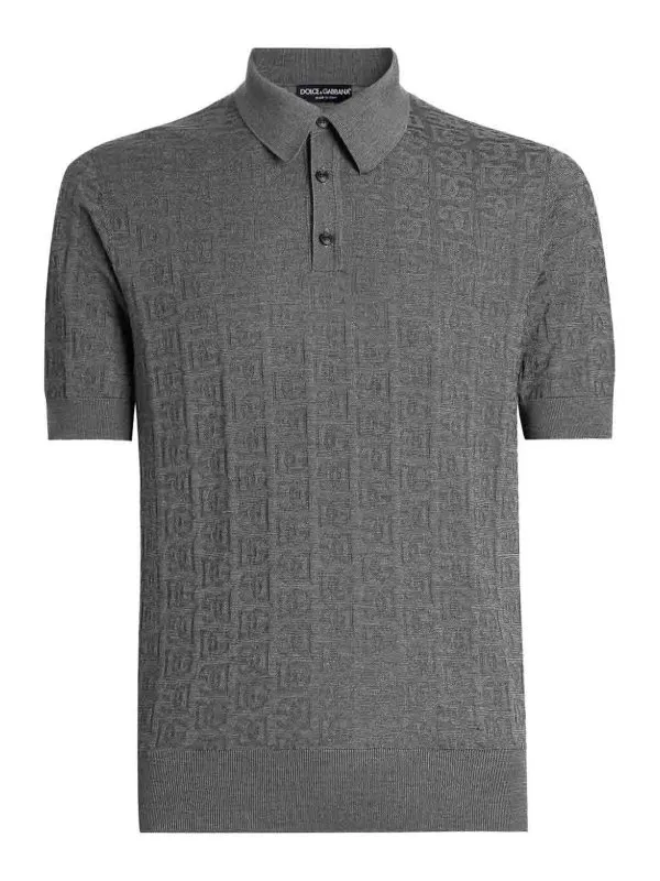 Dolce & Gabbana Polo - Gris - Gris - Homme | GXZ15TJBSKEN0093
