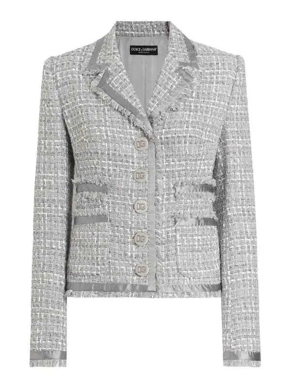 Dolce & Gabbana Veste Casual - Gris - Gris | F27DITFQOABS8001