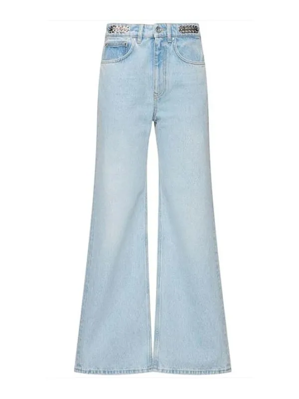 Rabanne Jean Bootcut - Bleu - Bleu - Femme | 25PCPA392CO0524P4528