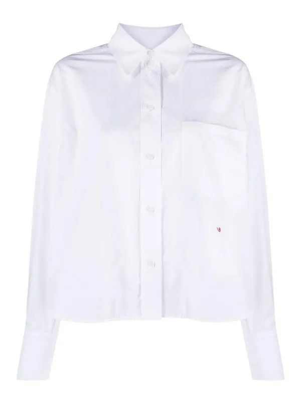 Victoria Beckham Chemise - Blanc - Blanc - Femme | 1124WSH005238A6