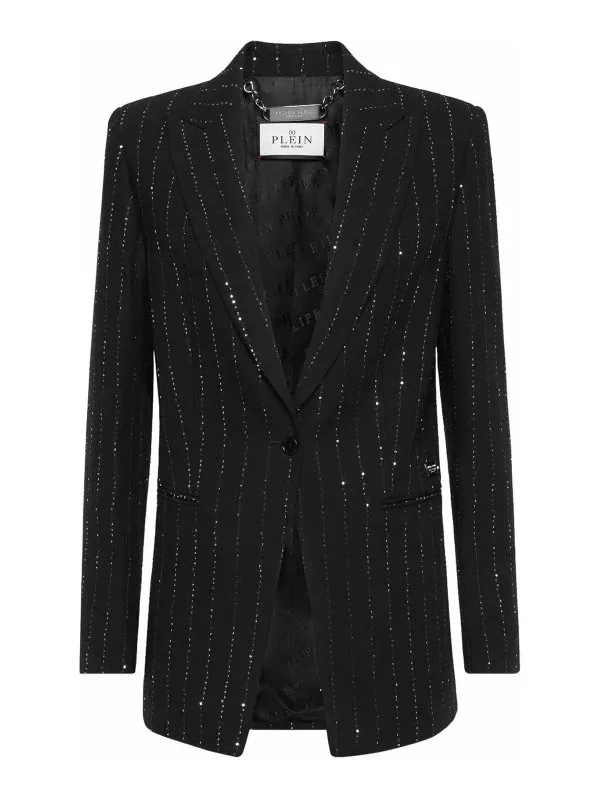Philipp Plein Blazer - Noir - Noir - Femme | FAECWRF0748PTE003N02