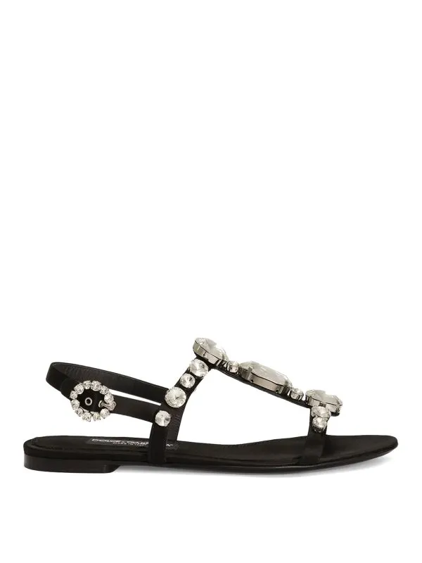 Dolce & Gabbana Sandales - Noir - Noir - Femme | CQ0601A9T438S488