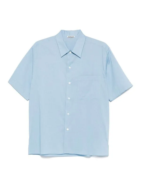 Auralee Chemise - Bleu - Bleu - Homme | A25SS03TLLIGHTBLUE