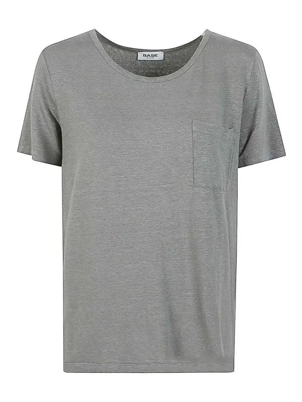 Base Pull Col Rond - Vert - Vert - Femme | B1642475641