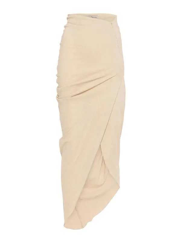 Cortana Jupe Longue - Beige - Beige - Femme | A2266BEIGE