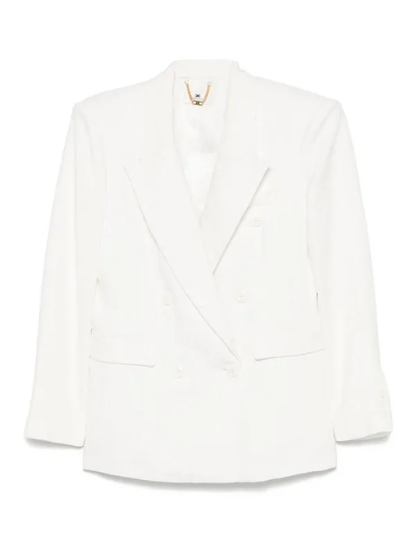 Elisabetta Franchi Veste Casual - Blanc - Blanc | GI13253E2360