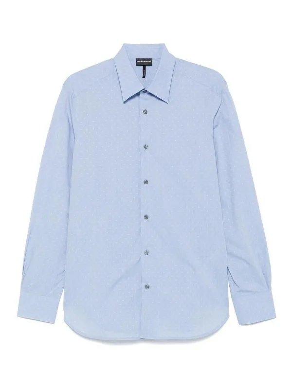 Emporio Armani Chemise - Bleu - Bleu - Homme | EM001537AF14341F9061