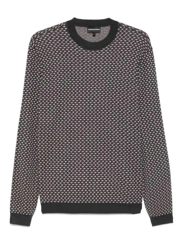 Emporio Armani Pull Col Rond - Noir - Noir | EM001556AF14718F8045