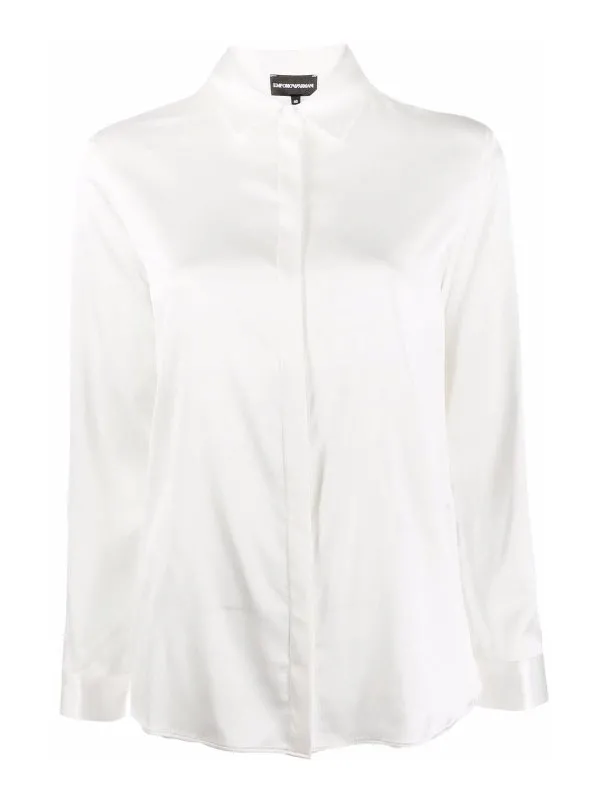 Emporio Armani Chemise - Blanc - Blanc - Femme | 8N2C392NXXZ0101
