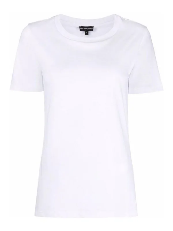 Emporio Armani T-Shirt - Blanc - Blanc - Femme | 8N2T922J87Z0100