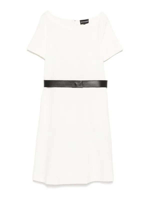 Emporio Armani Robe Courte - Blanc - Blanc | EW000632AF12364U0006