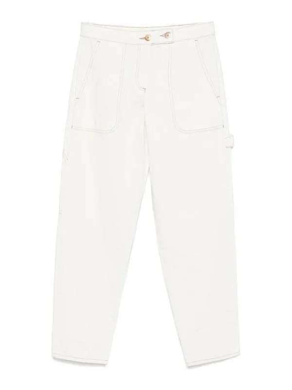 Emporio Armani Pantalons Décontractés - Blanc | EW000727AF12426U0006