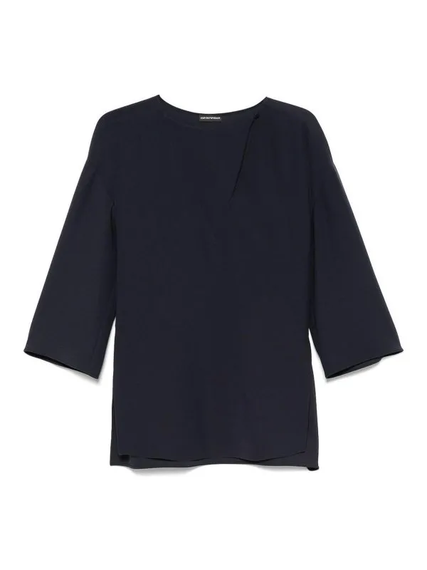Emporio Armani Blouse - Bleu - Bleu - Femme | EW000832AF10206UB115