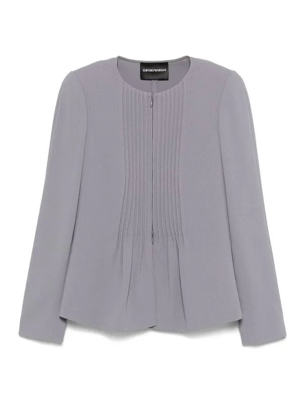 Emporio Armani Blazer - Gris - Gris - Femme | EW000850AF12514U8047