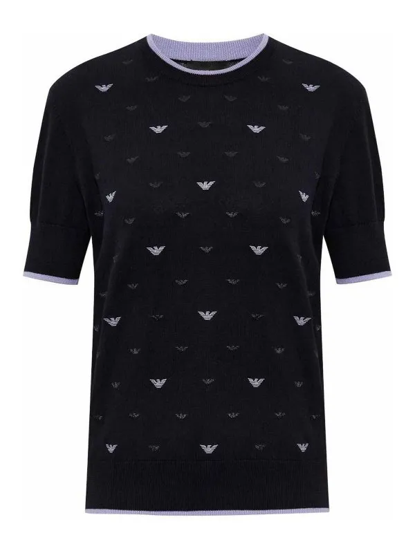 Emporio Armani Pull Col Rond - Noir - Noir | EW000939AF15106MC001