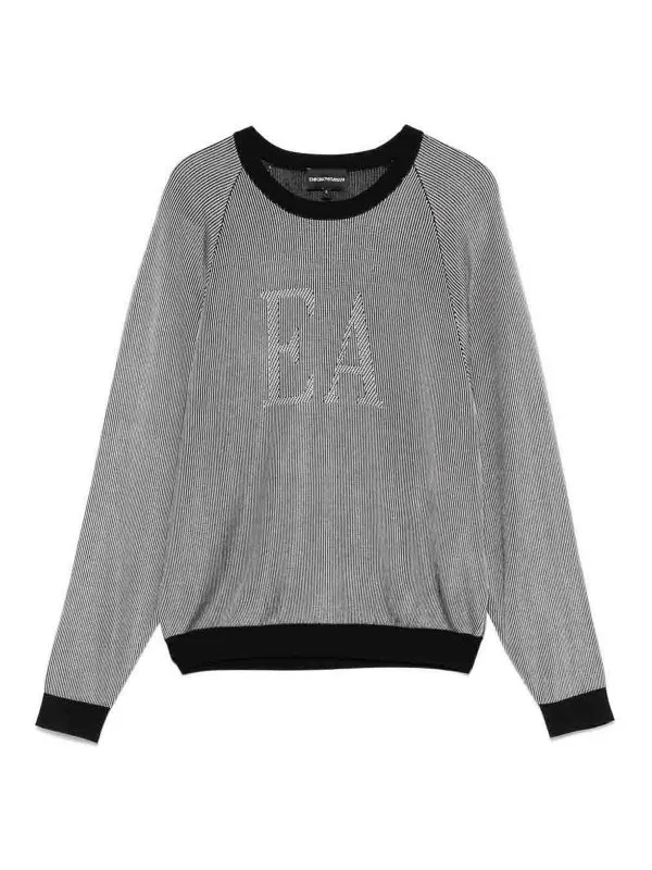 Emporio Armani Pull Col Rond - Gris - Gris | EW000954AF15111M8051
