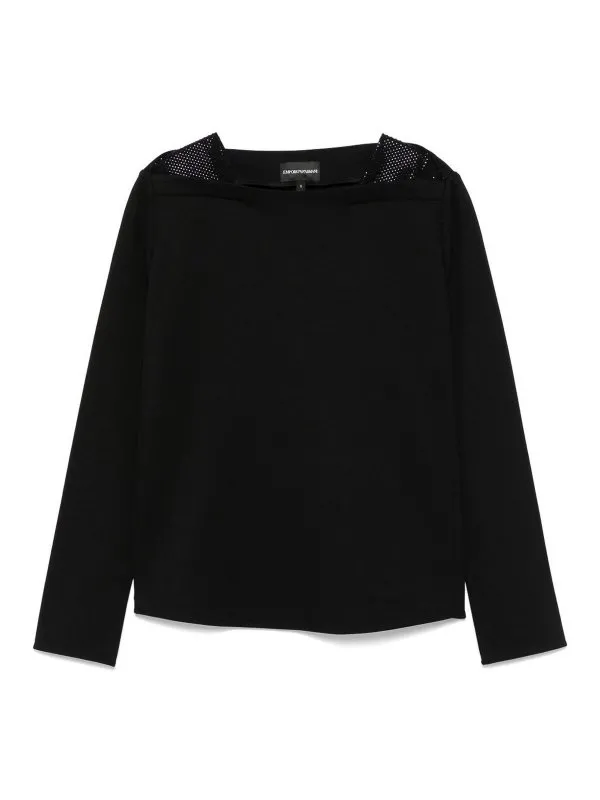 Emporio Armani Pull Col Rond - Noir - Noir | EW001027AF12911UC001