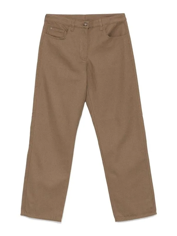 Emporio Armani Pantalons Décontractés - Marron | EW001313AF13226U6192