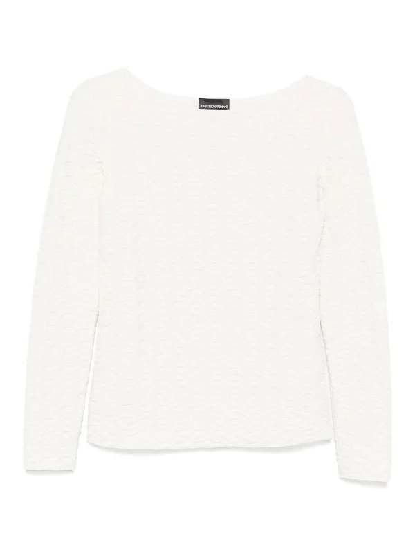 Emporio Armani Top - Blanc - Blanc - Femme | EW001400AF12416U0006