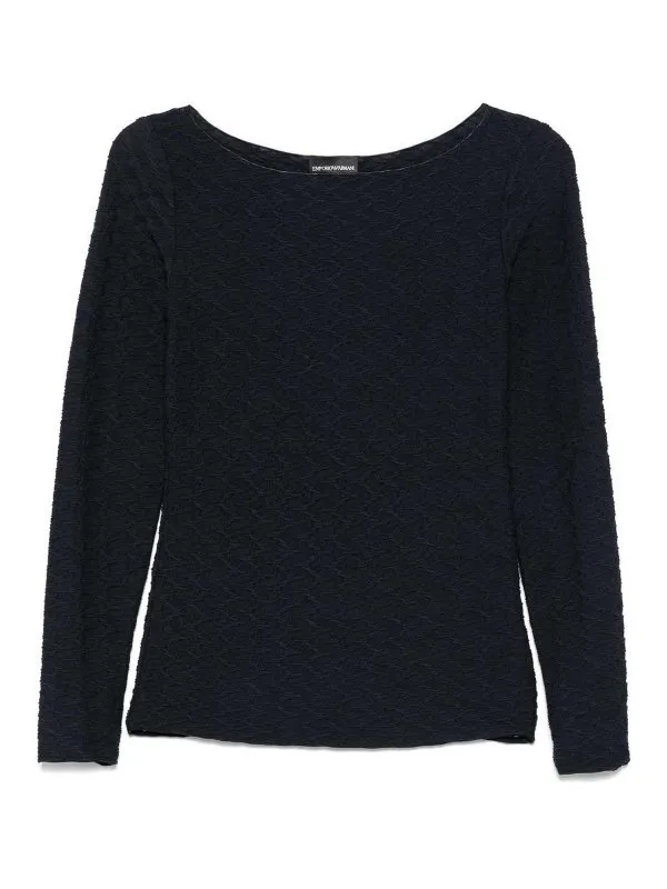 Emporio Armani Top - Bleu - Bleu - Femme | EW001400AF12416UB115