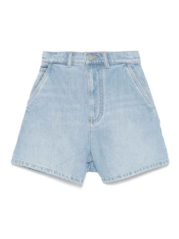 Emporio Armani Short - Bleu - Bleu - Femme | EW001498AF12675MB003