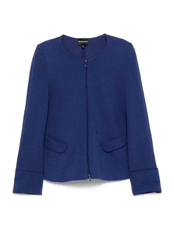 Emporio Armani Blazer - Bleu - Bleu - Femme | EW001517AF12364UB089