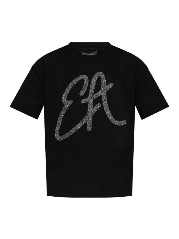 Emporio Armani T-Shirt - Noir - Noir - Femme | EW001523AF12573UC001