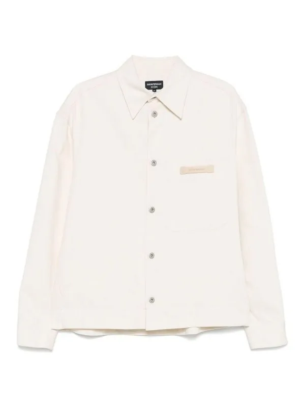 Emporio Armani Veste Casual - Blanc - Blanc | EM001667AF15210U1109