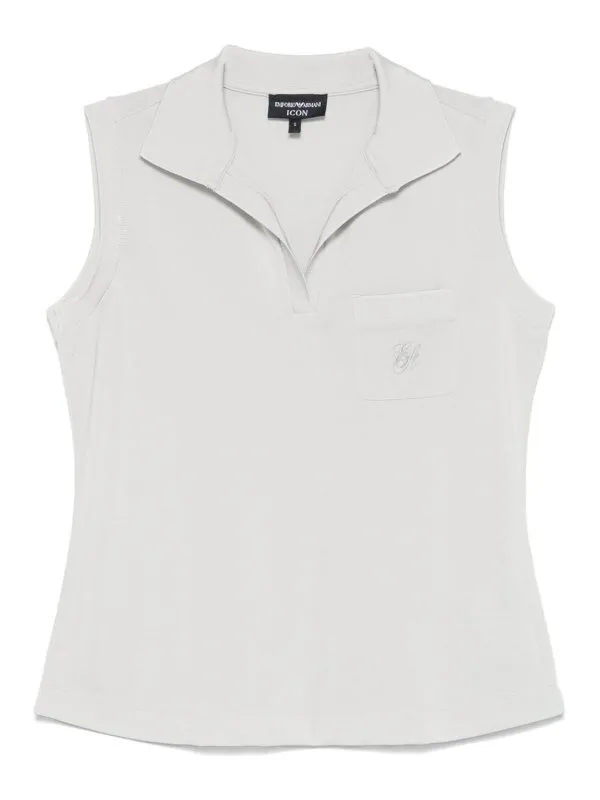 Emporio Armani Top - Gris Clair - Gris Clair | EW000669AF12367U8012