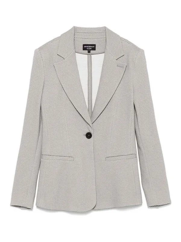 Emporio Armani Blazer - Gris - Gris - Femme | EW001123AF13316F8033