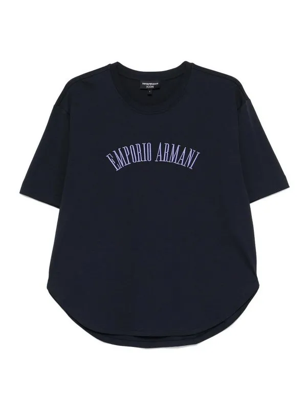 Emporio Armani T-Shirt - Bleu - Bleu - Femme | EW001132AF13318UB115