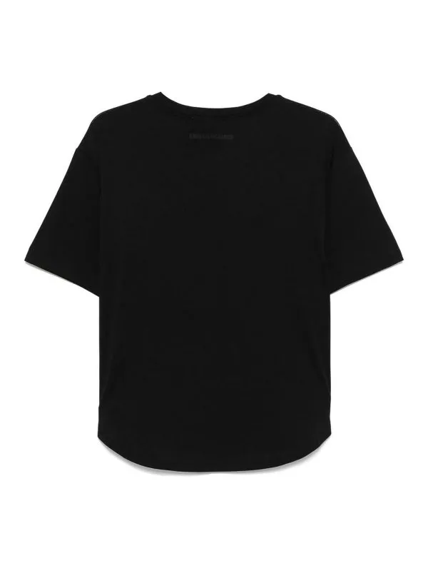 Emporio Armani T-Shirt - Noir - Noir - Femme | EW001132AF13318UC001