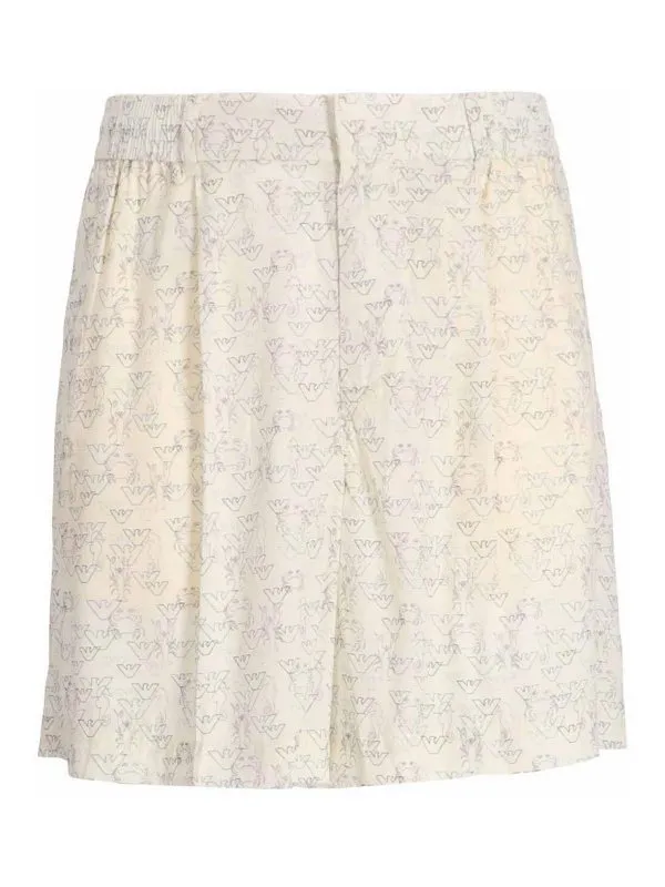 Emporio Armani Short - Blanc - Blanc - Homme | EM001846AF15260MB046