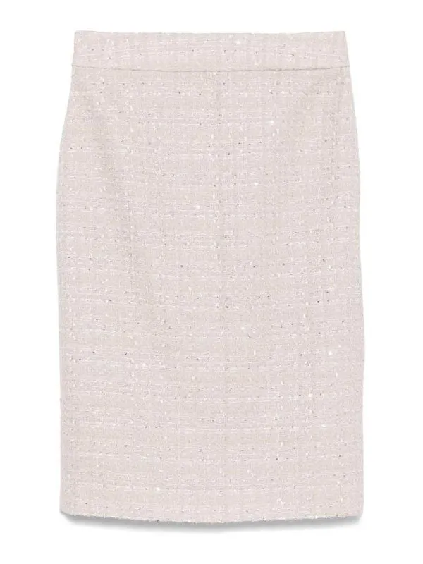 Emporio Armani Jupe Midi - Beige - Beige | EW001453AF12520U8020