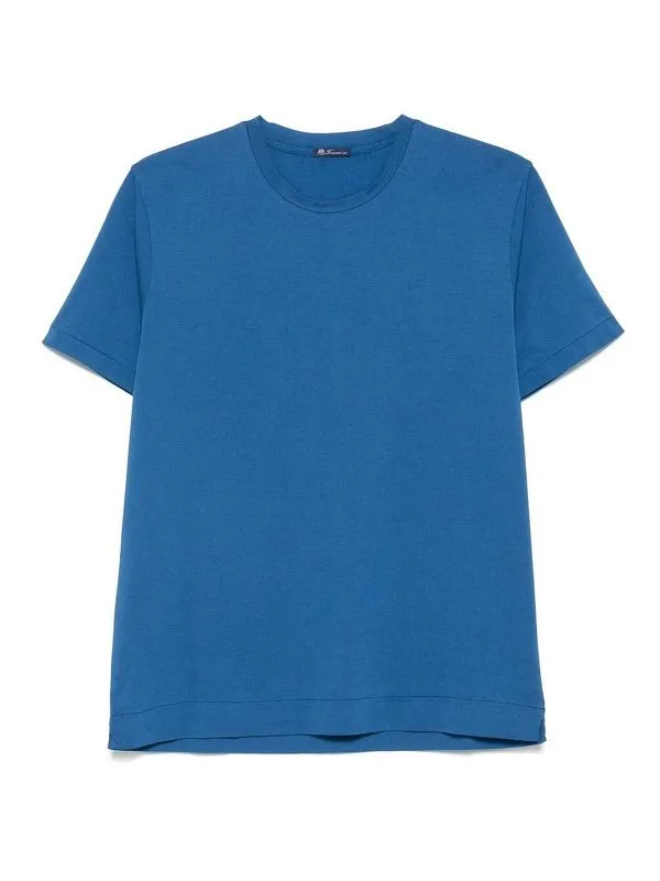 Finamore 1925 T-Shirt - Bleu - Bleu - Homme | POSITANO183