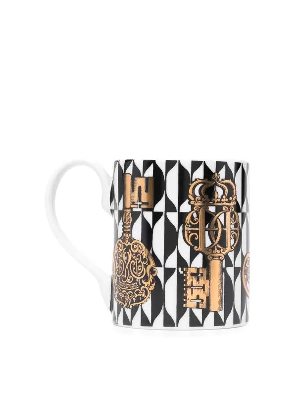 Fornasetti Décoration Maison - Noir - Noir | P14Z195NEROBIANCO