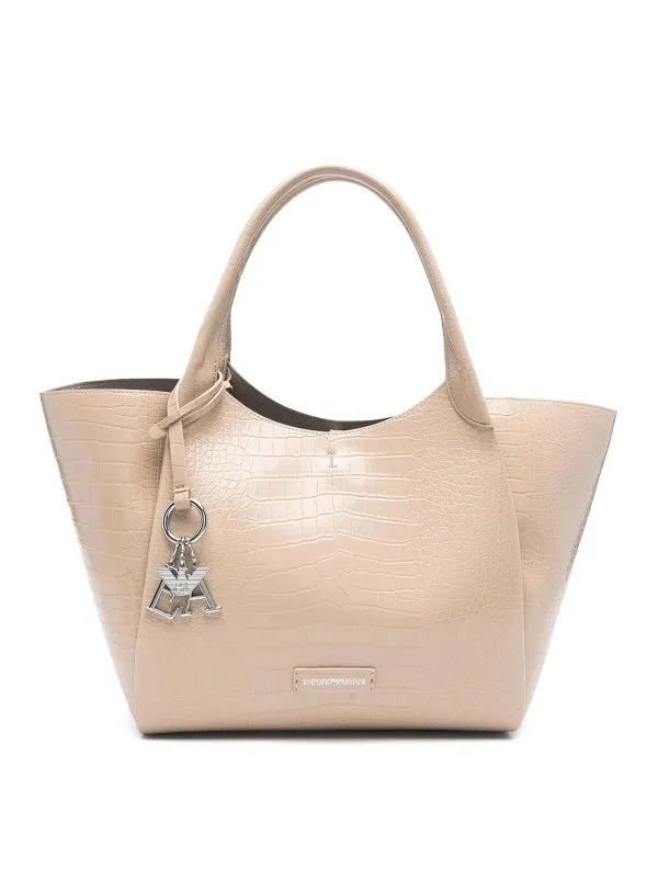 Emporio Armani Sac Cabas - Beige - Beige | EW001009AF15609U6208