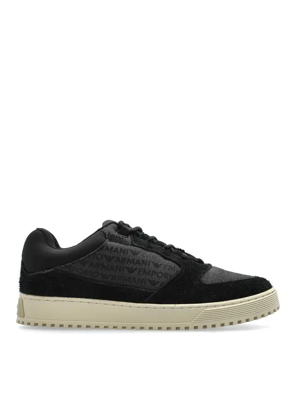Emporio Armani Baskets - Noir - Noir - Homme | X4X636XR329Q781