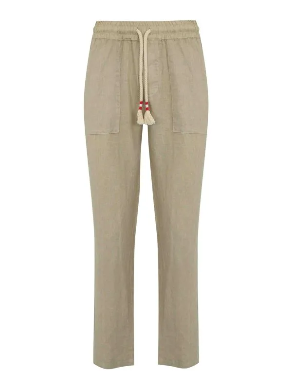 Mc2 Saint Barth Pantalons Décontractés - Beige | CALAIS00275HLINEN11