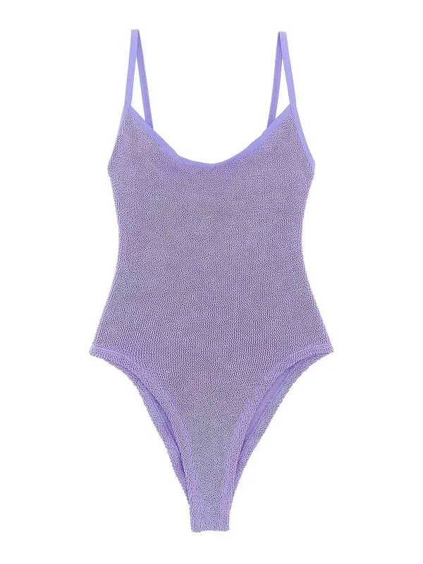 Hunza G Maillot De Bain - Violet - Violet - Femme | PAMELASWIMLILAC