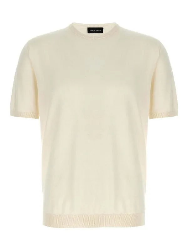 Roberto Collina T-Shirt - Beige - Beige - Homme | RB10021RB1002