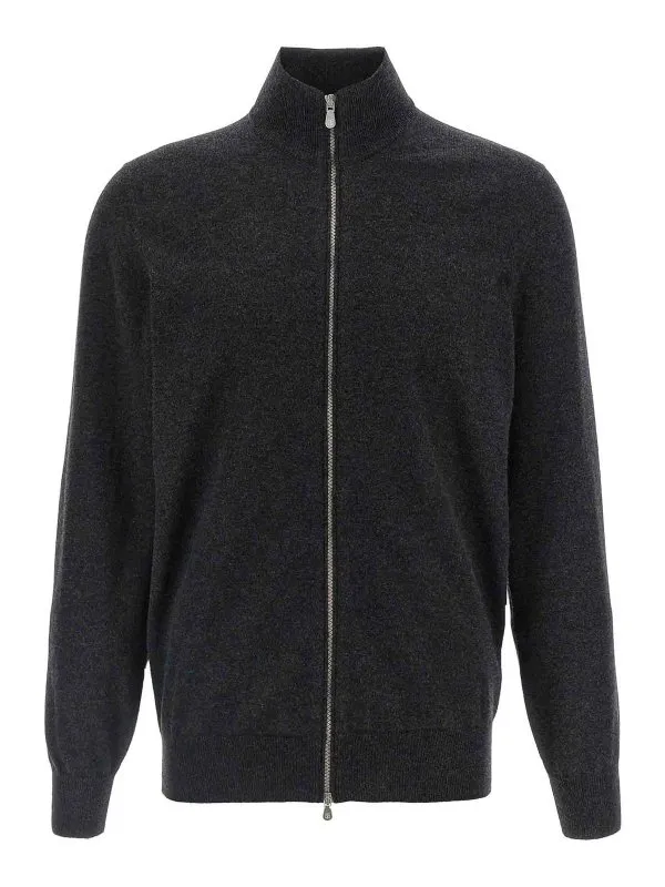 Brunello Cucinelli Cardigan - Gris - Gris - Homme | M2200106CJB82