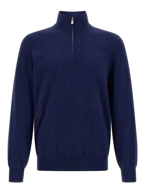 Brunello Cucinelli Cardigan - Bleu - Bleu - Homme | M2200124CQC24