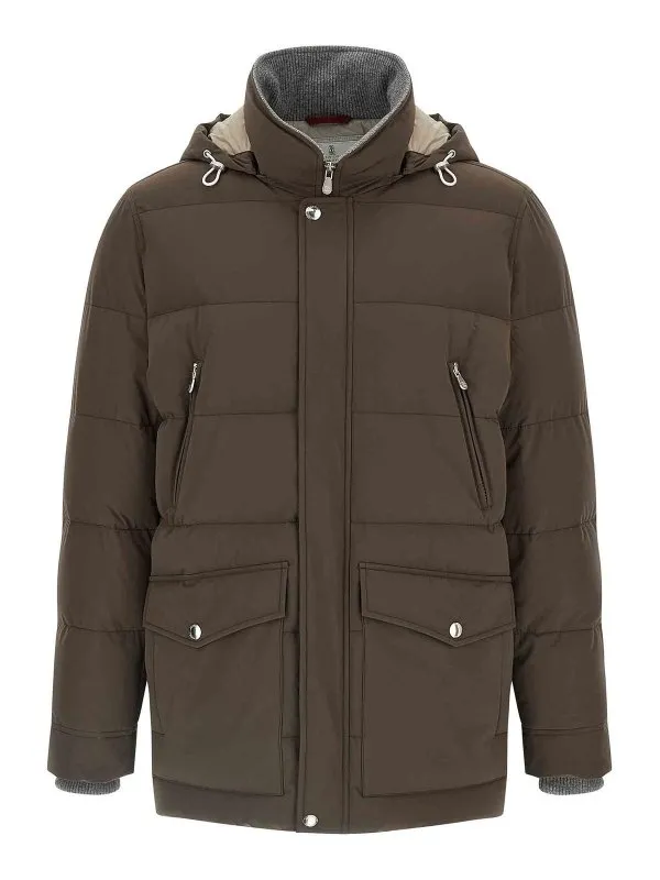 Brunello Cucinelli Blouson Rembourré - Marron | MM4911823CED05