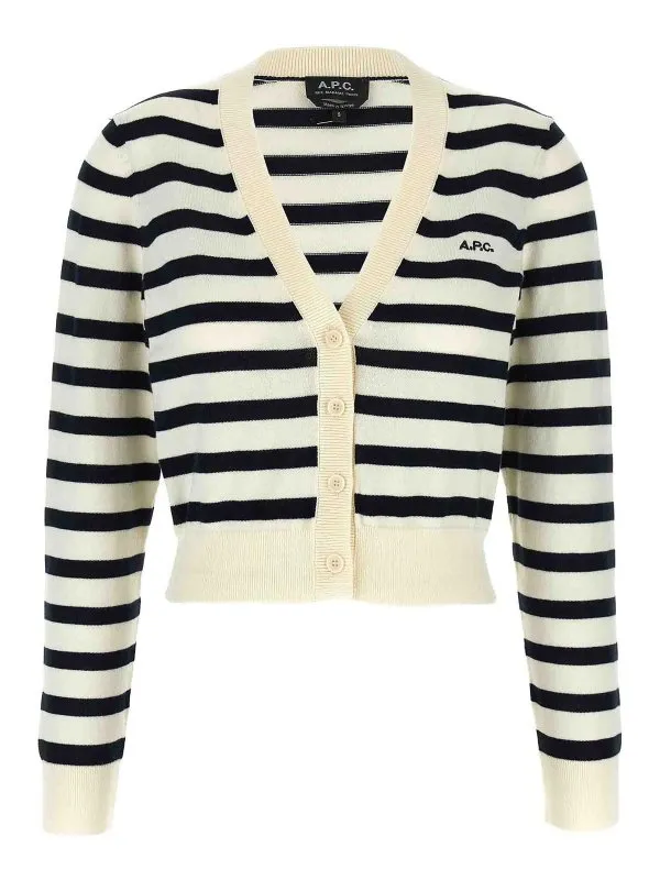 A.P.C. Cardigan - Bleu - Bleu - Femme | COGDKF22312IOA