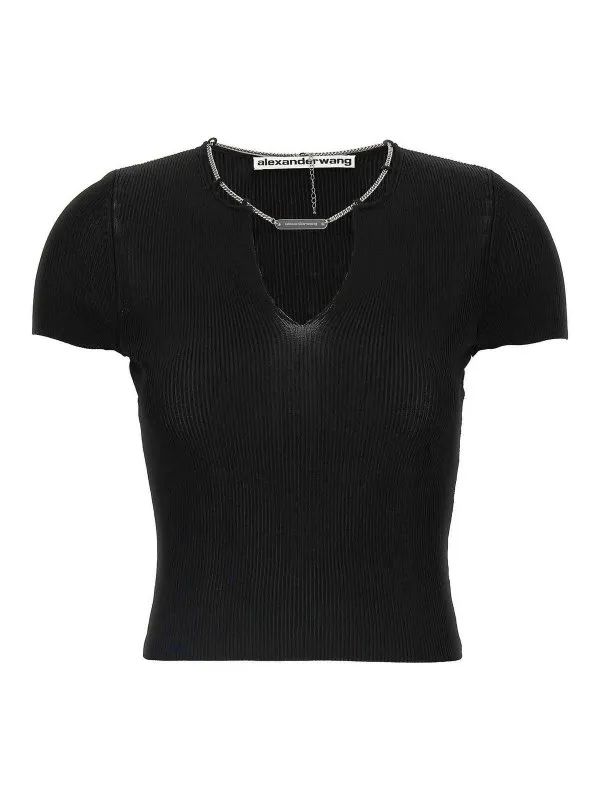 Alexander Wang Cardigan - Noir - Noir - Femme | 1KC3251062001