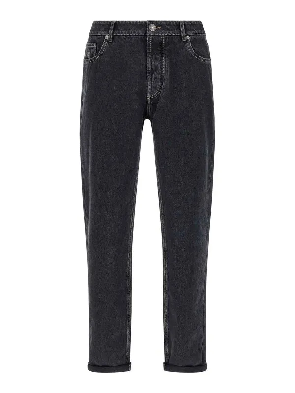 Brunello Cucinelli Jean Bootcut - Gris - Gris | M235PD3210C9016