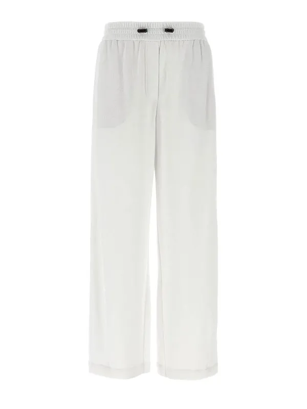 Brunello Cucinelli Pantalons De Sport - Blanc | MG927VD299C7220