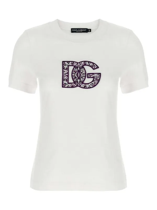 Dolce & Gabbana T-Shirt - Blanc - Blanc - Femme | F8N08ZGDC6UW0800